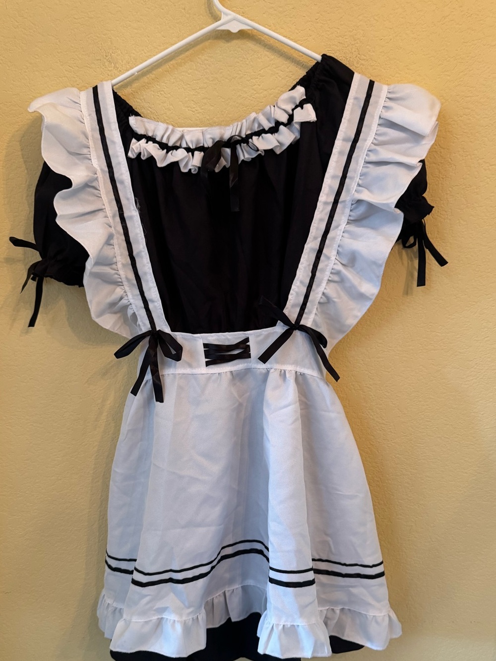 Maid Halloween Costume with Gloves Size Small